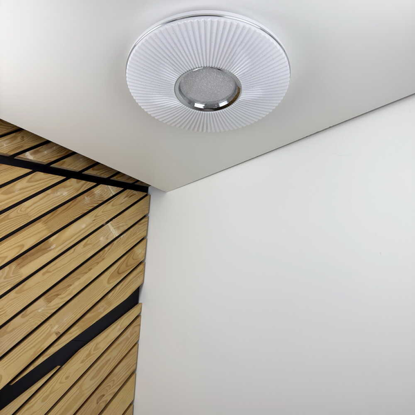 Смарт світильник стельовий LED люстра з пультом COSMO 40W 210133 фото
