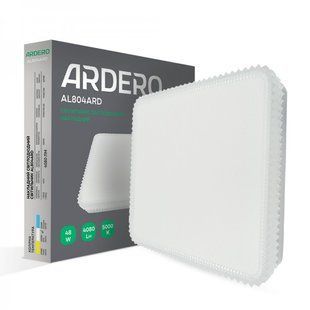 Накладной светодиодный светильник Ardero AL804ARD 48W квадрат декор 80183 фото