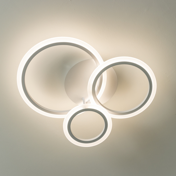 Світлодіодна люстра з пультом кругла LED TRIO 70W 3R-SMART 10618 фото