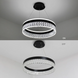 Подвесная светодиодная люстра с пультом LED черная CARINA 90W R CARINA 90W R фото 5