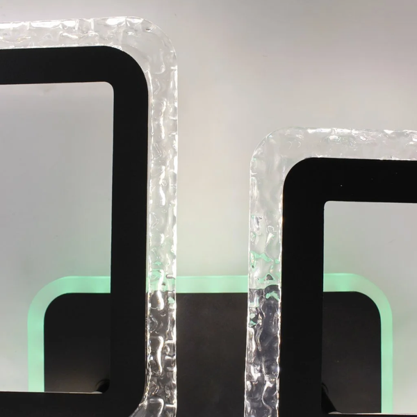 Люстра світлодіодна з пультом OVAL ICE RGB 75W чорна 10405 фото