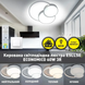 Люстра світлодіодна з пультом кругла ECONOMICO 60W біла ES200 фото 4
