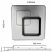 Потолочна світлодіодна люстра - керований смарт світильник UNIVERSE 85W S 10404 фото 9