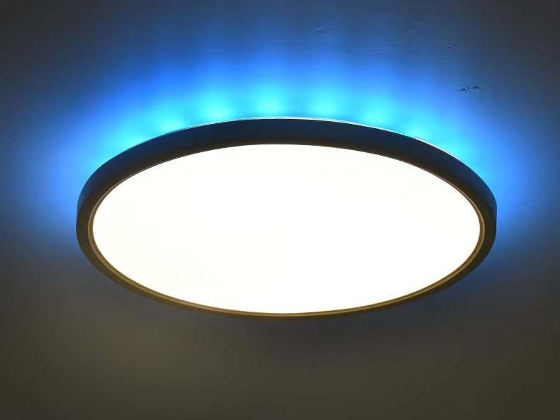 Смарт светильник LED с пультом и подсветкой MILLENNIUM RGB 38W черный 361438 фото