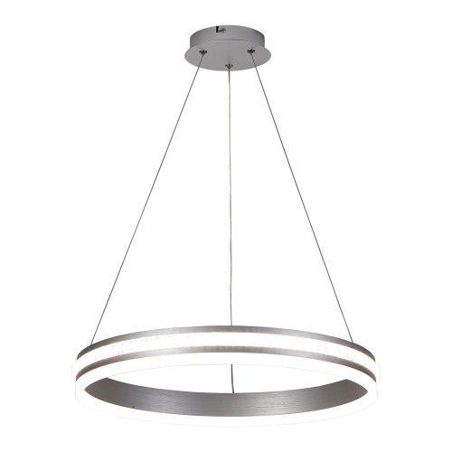 Люстра подвесная светодиодная AL6610 SHINE LEVITATION 50W срібло 40283 фото