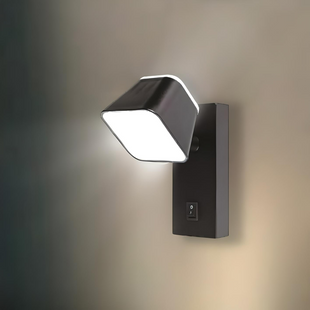 Настінний LED світильник CROCUS-S чорний з вимикачем 550111 фото