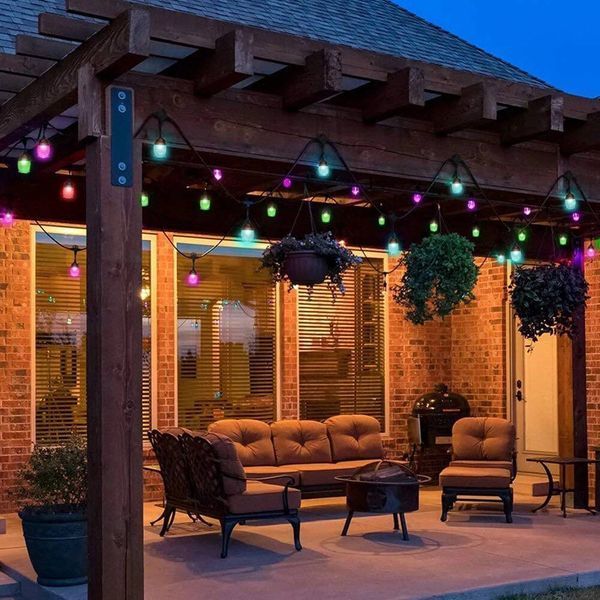 Гирлянда уличная 18 метров светодиодная влагозащищенная PARADISE с пультом RGB GL1112 фото
