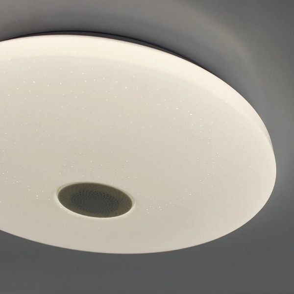 Світлодіодний смарт-світильник з пультом+блютуз колонка A-PLAY 60W RGB LR008 фото