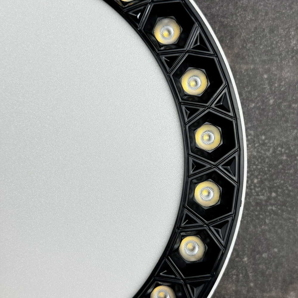 Світильник світлодіодний накладний LED з режимами освітлення чорний ADAMANT-N 36W 330331 фото