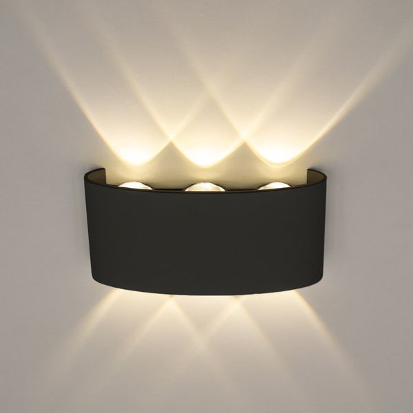Світильник світлодіодний настінний бра LUMINARIA LINZA BLACK LR024 фото