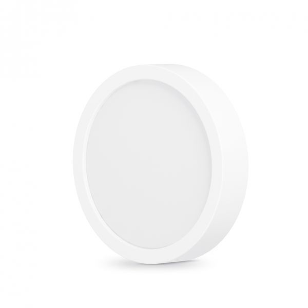 Накладной светодиодный светильник круглый VIDEX 12W 5000K WHITE 24627 фото