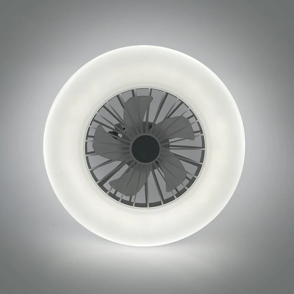 Люстра світлодіодна з вентилятором під патрон Е27 FAN LAMP 28 Вт Білий FAN LAMP фото