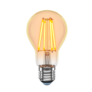Світлодіодна ретро лампа Едісона Filament AMBER A60 4W E27 2200K EDISON 21-40-15 фото
