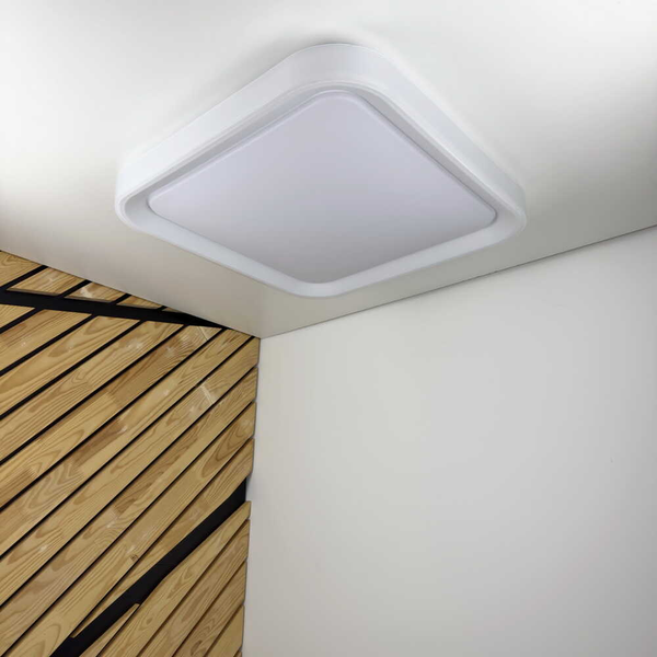 Люстра светодиодная потолочная квадратная светильник LED MILAN 70W 4500K 200100 фото